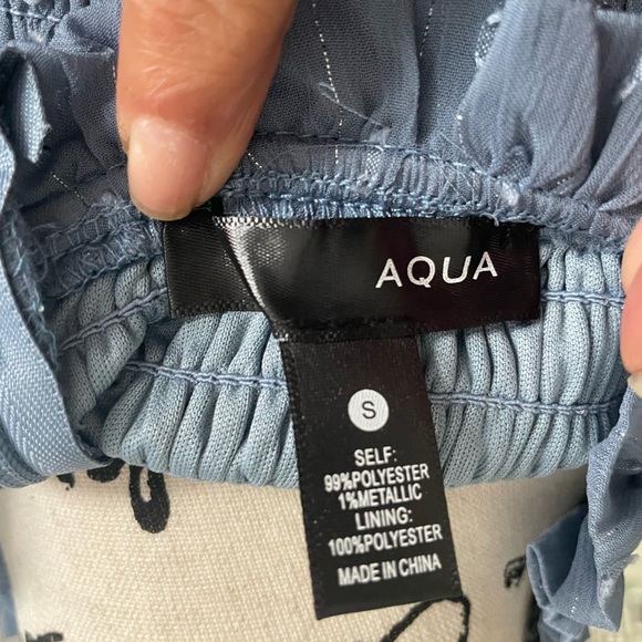 AQUA Smocked Dress - Picture 4 of 11